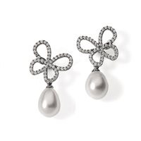 Boucles d'oreilles Comete Femme Farfalle Di Enzo Miccio in Argent Perla ORA107 - ORA107